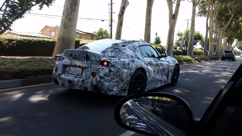 Illustration for article titled The New Toyota Supra Is Still Out There Running Around